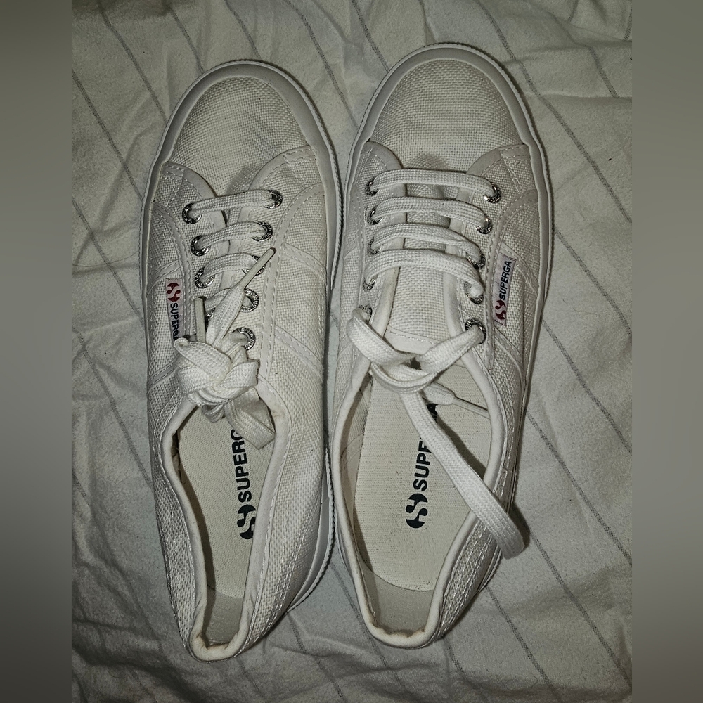 Superga Women's White Sneakers